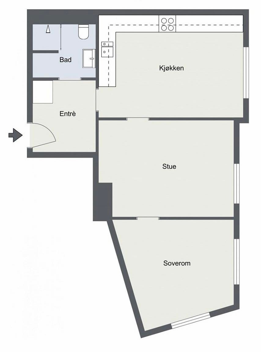Plantegning Galleribilde