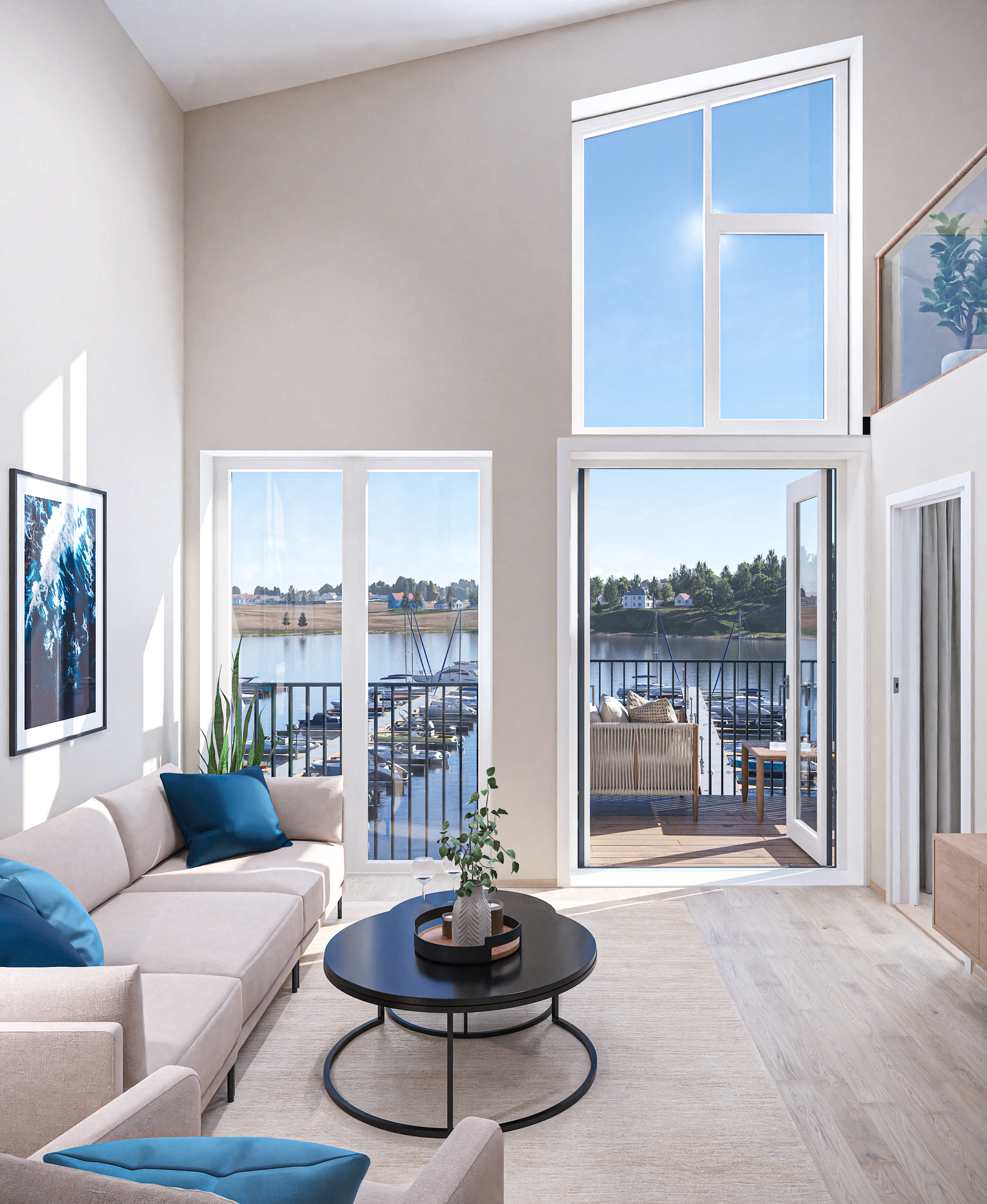 Leilighet med stor takhøyde (toppleilighet) Galleribilde