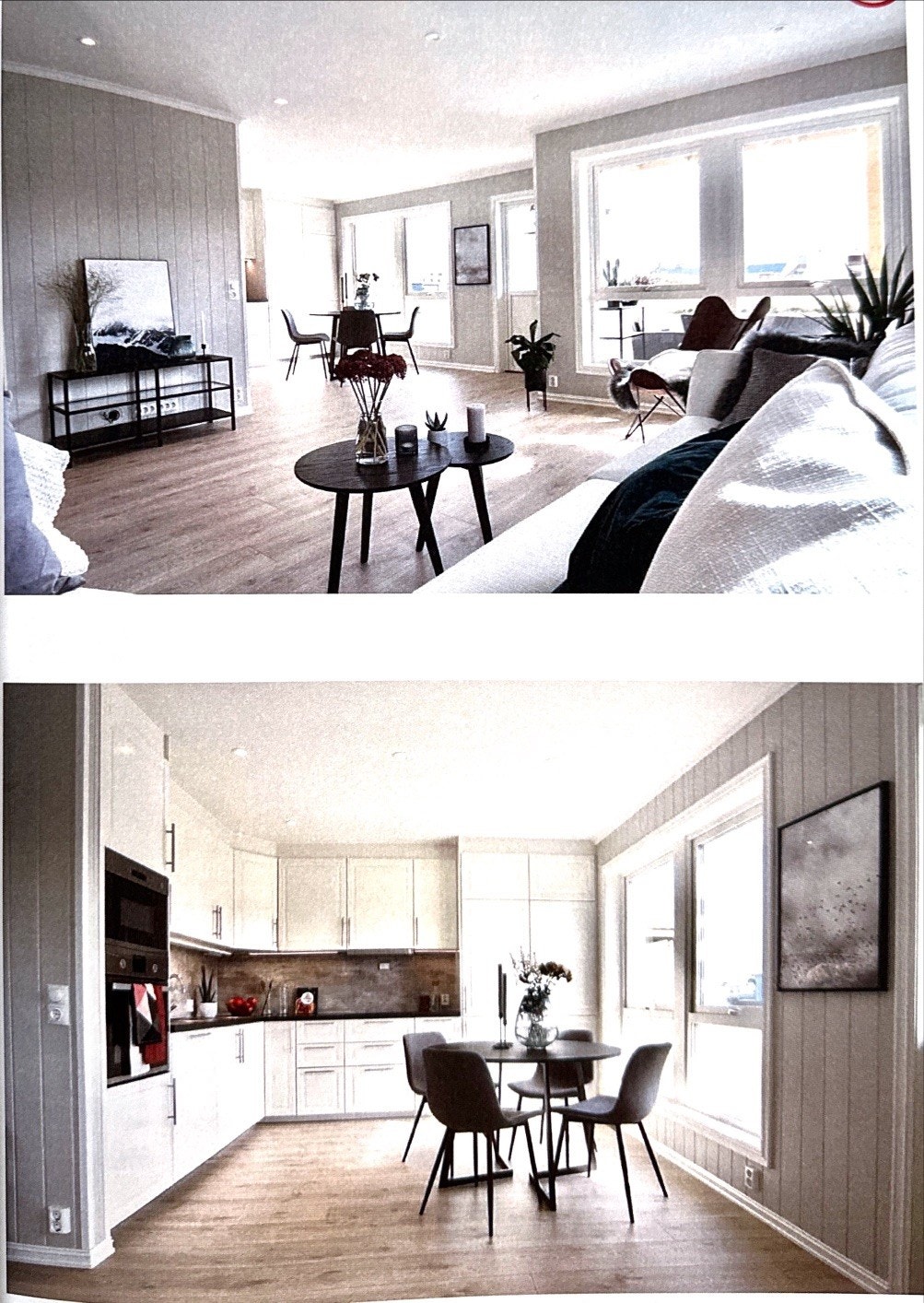 Stue / Kjøkken - Boligen er umøblert Galleribilde