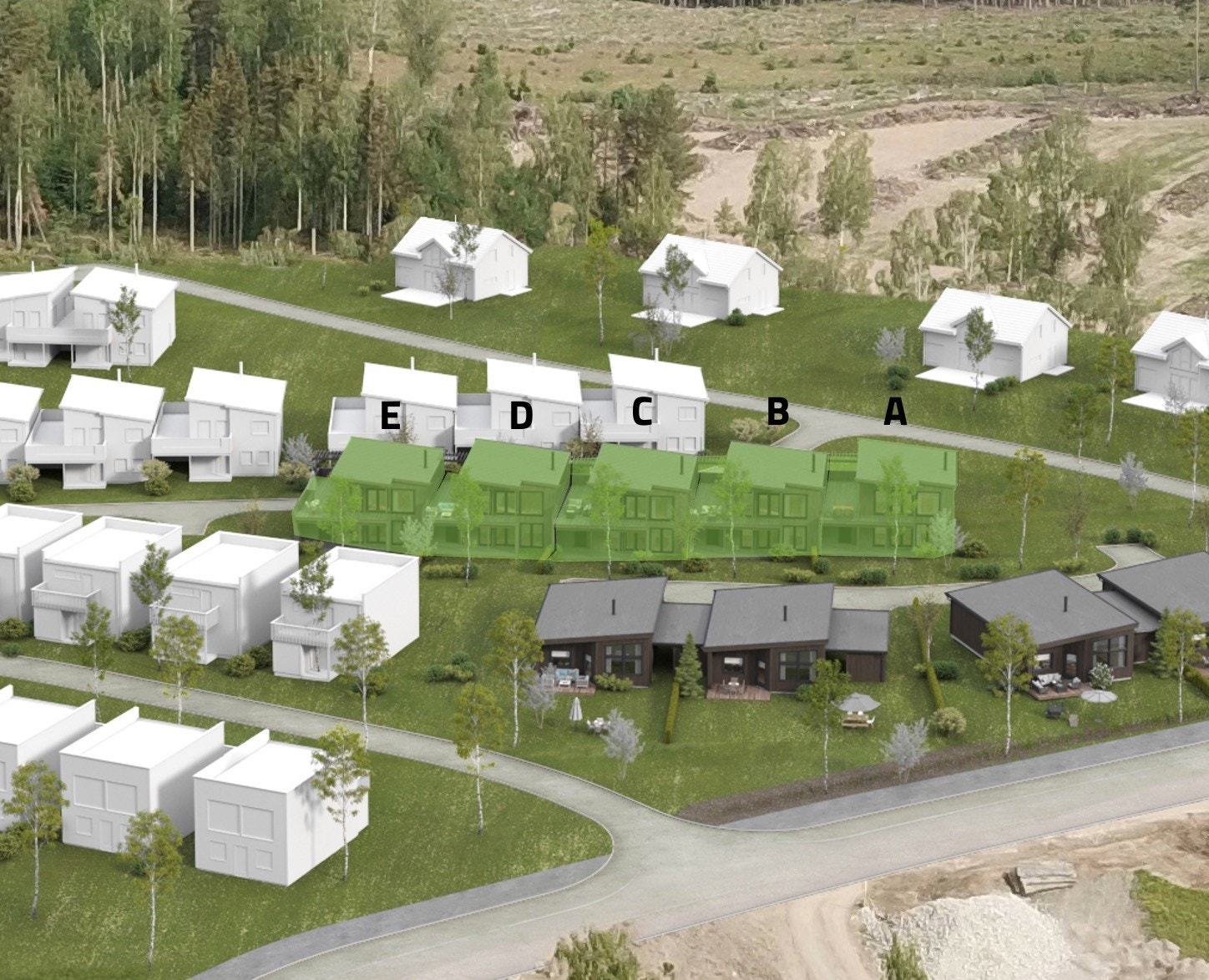 Nummerering og ledige boliger Galleribilde