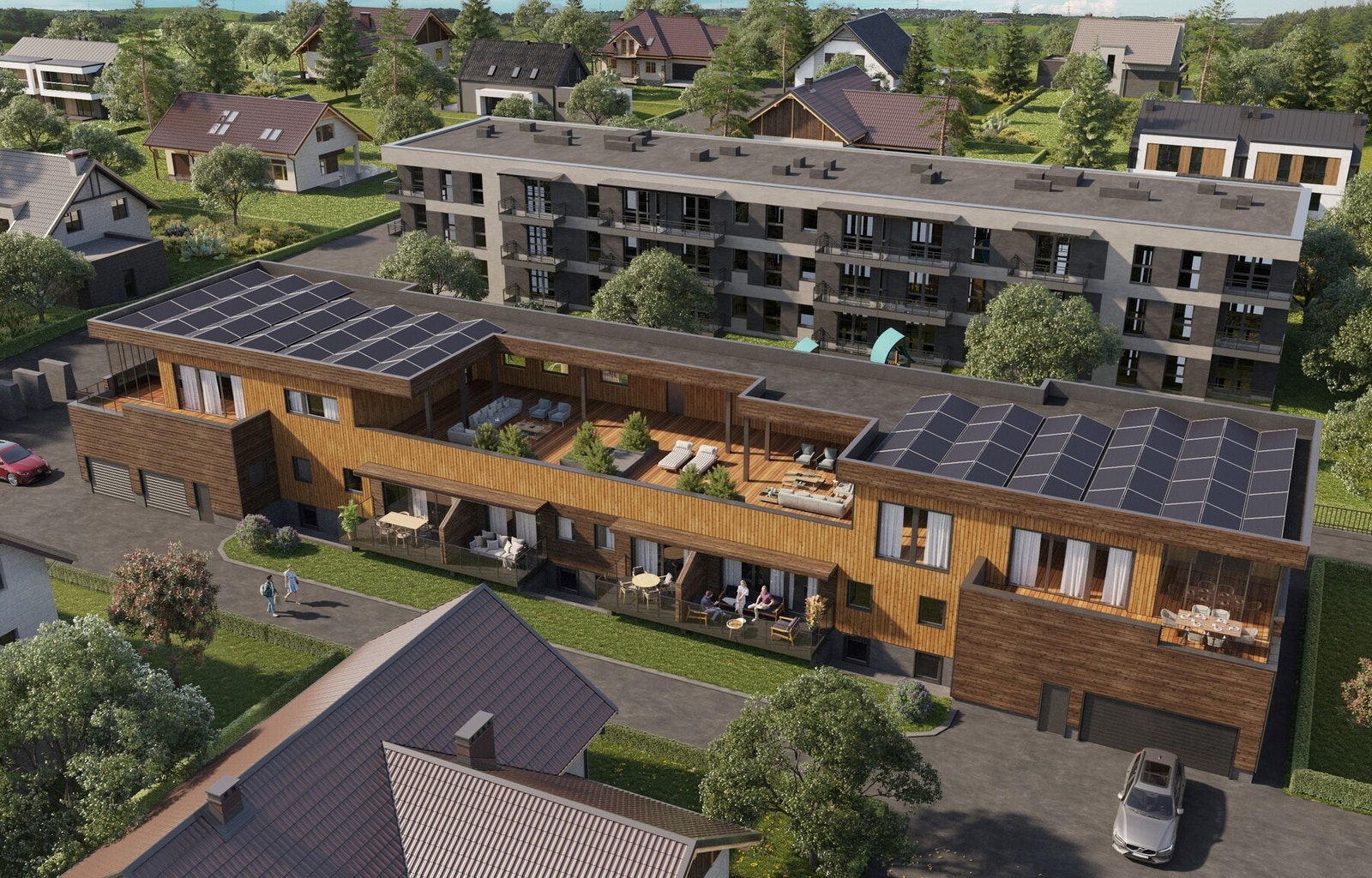 Ønsker du å bo enkelt og lettvindt, er dette midt i blinken.
4 leiligheter på hovedplan, legges nå ut for salg.
Hver enkelt leilighet får parkering i garasje. Galleribilde
