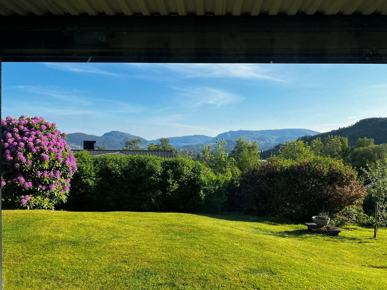 Utsikt mot Bergen Galleribilde