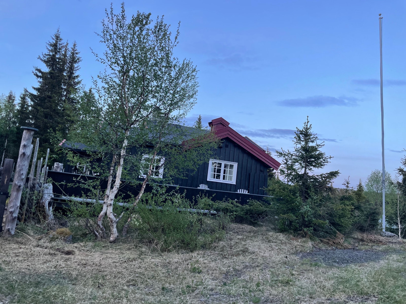 Hytta fra vest Galleribilde