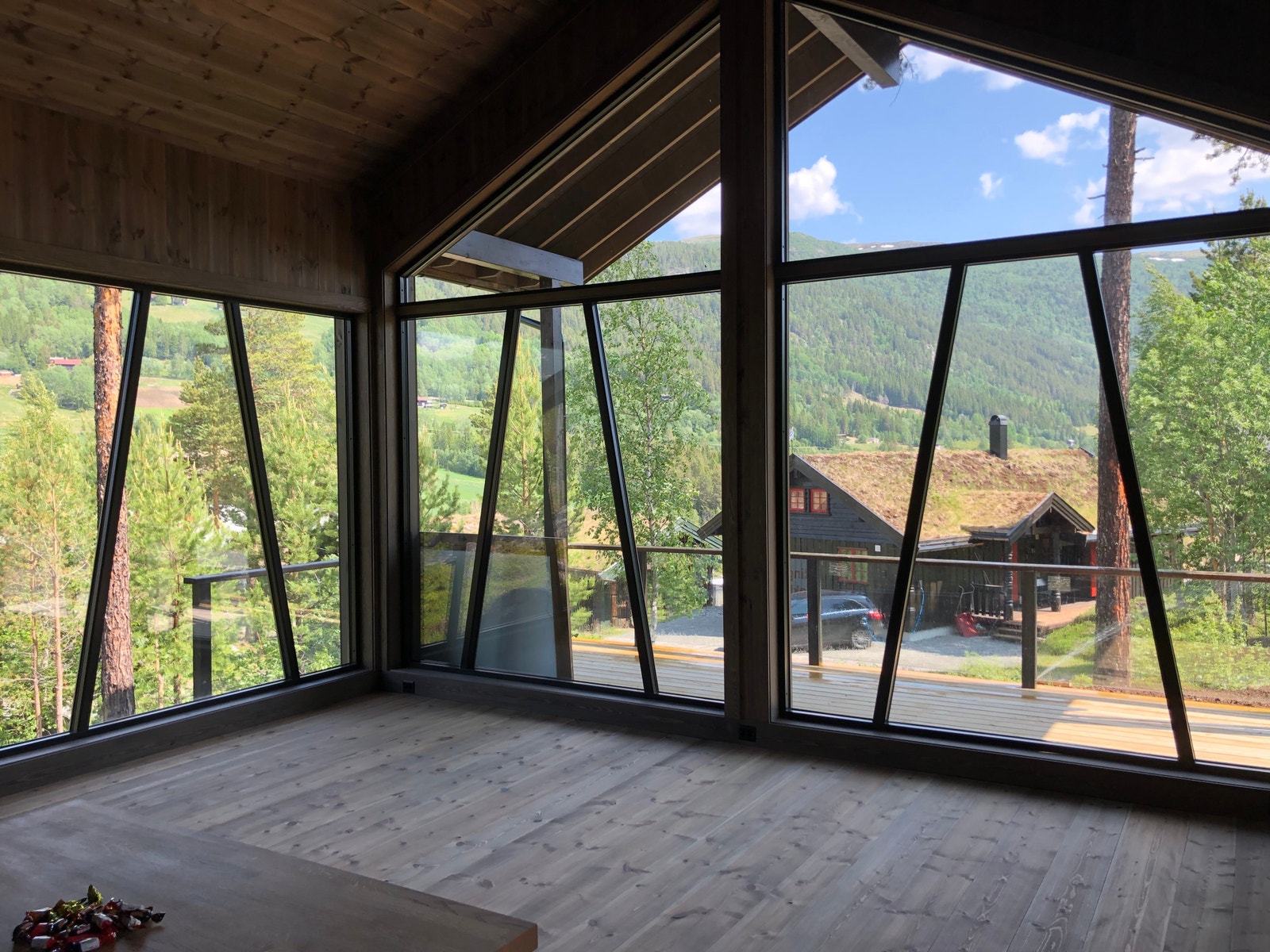 Bildet tatt fra kjøkkenet Galleribilde