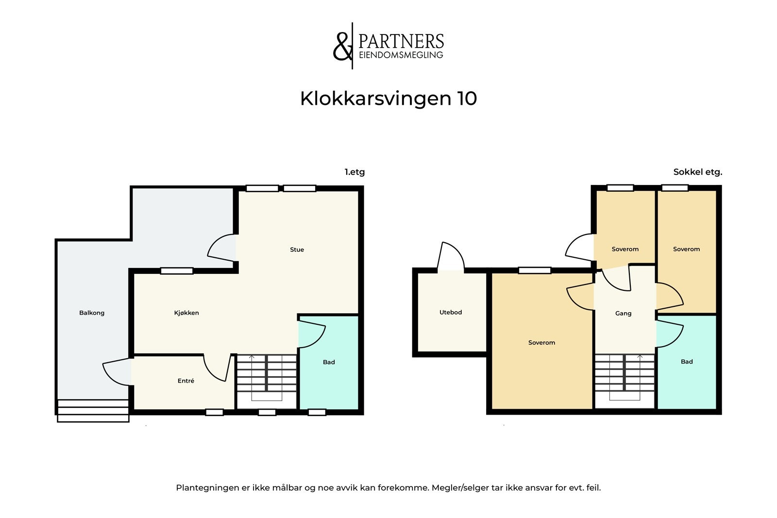 Plantegning Klokkarsvingen 10 Galleribilde