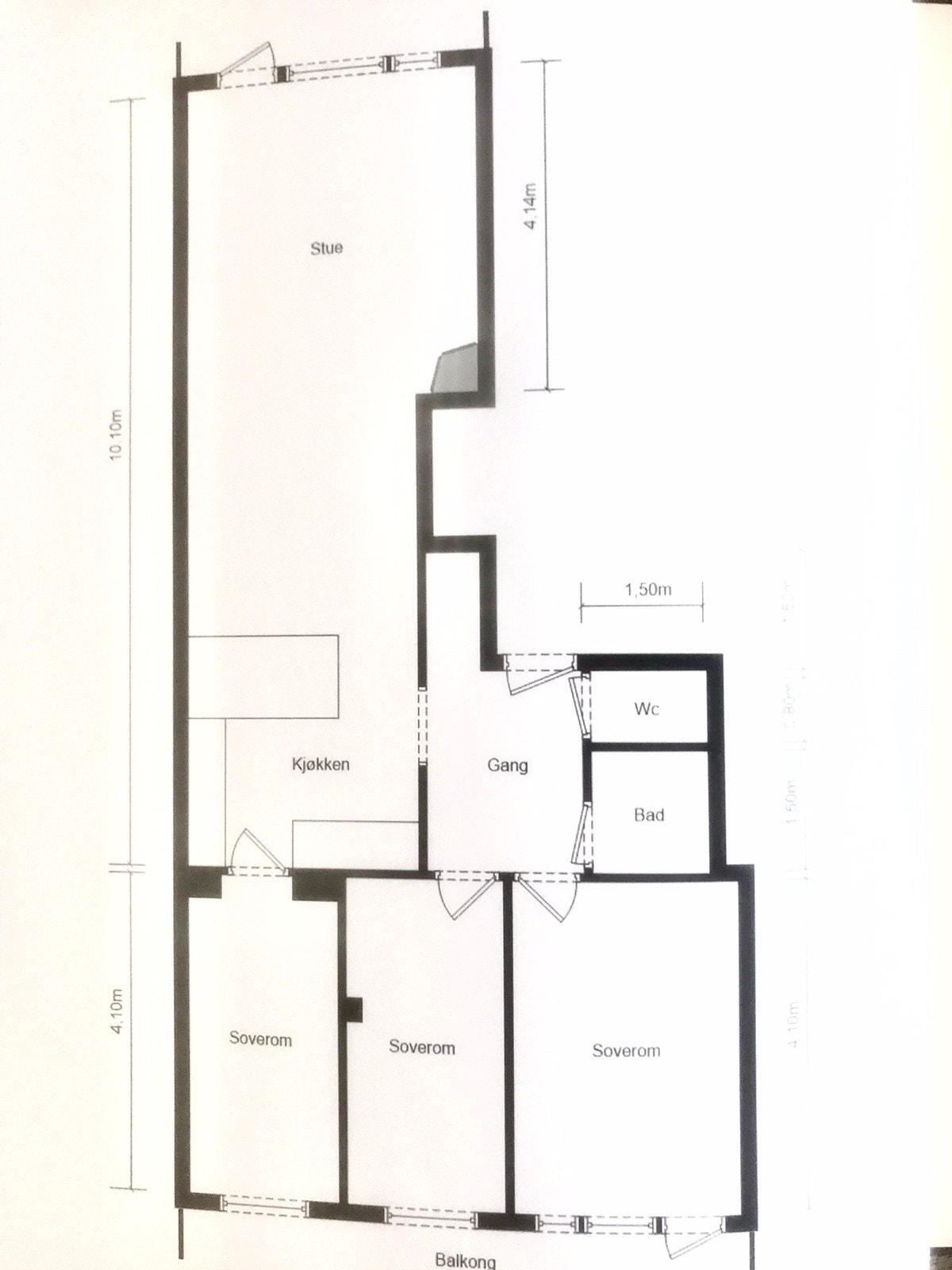 Plantegning Galleribilde