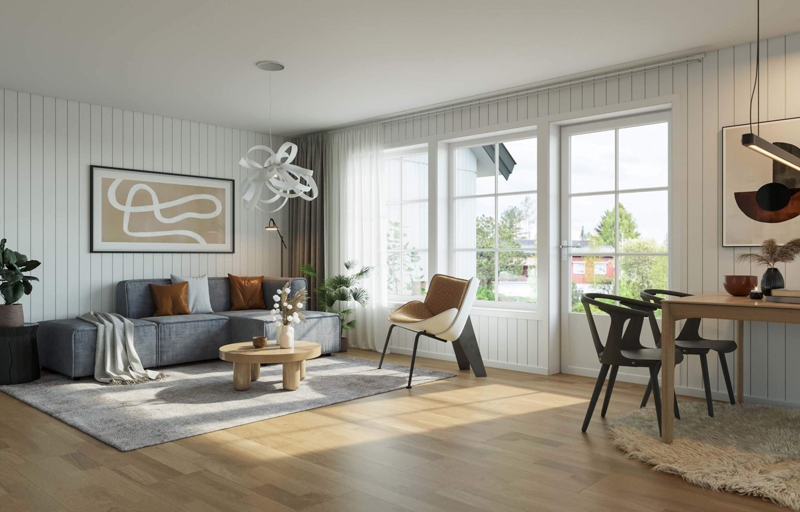 2 splitter nye familievennlige halvpart tomannsboliger, i rolige og barnevennlige omgivelser. Bildet er kun ment som en illustrasjon, og avvik vil forekomme. Galleribilde