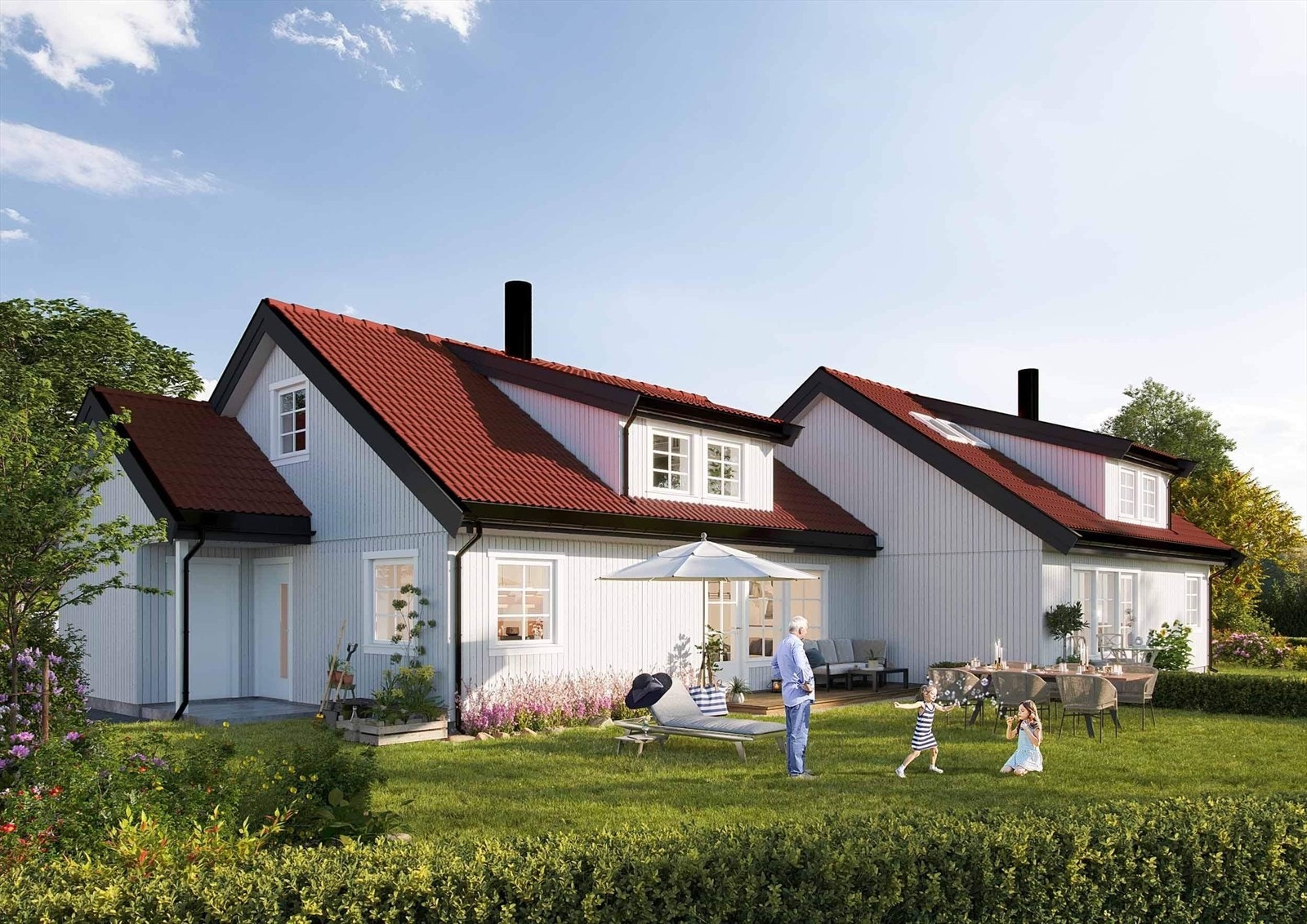 Velkommen til Kringstadmoen 2 og 4! Bildet er kun ment som en illustrasjon, og avvik vil forekomme. Galleribilde