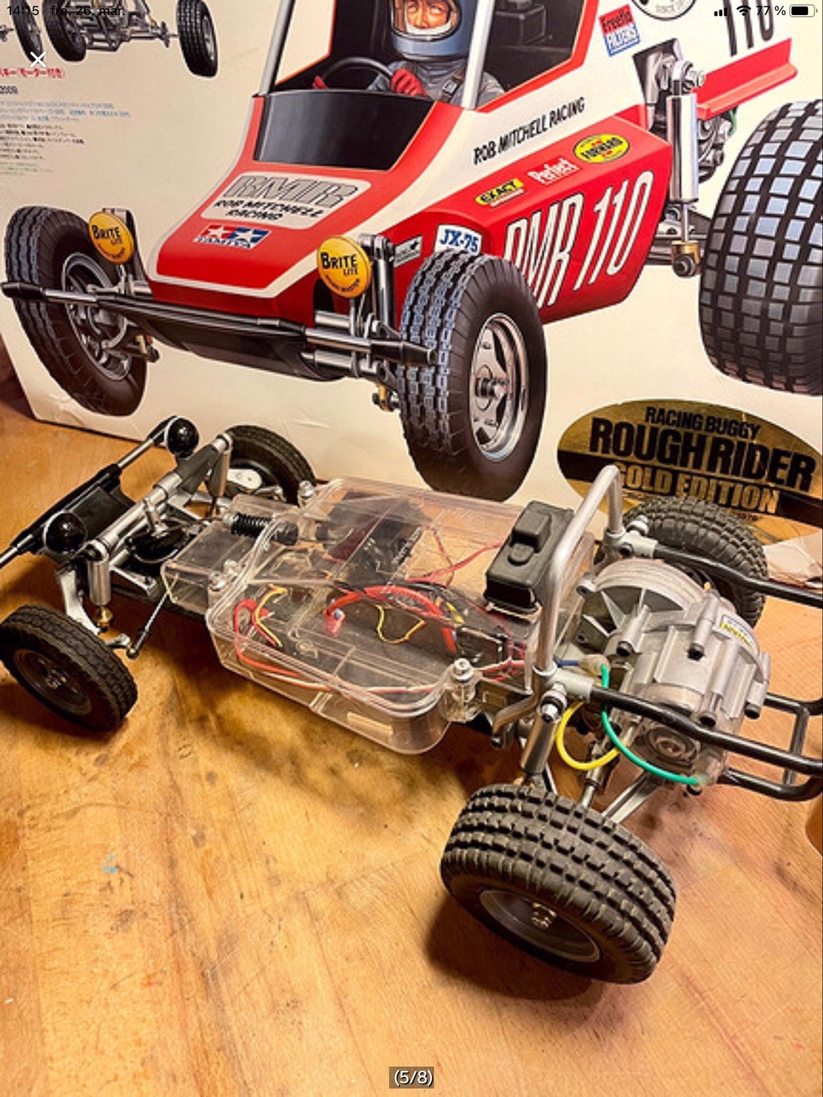 Flott Tamiya Racing Buggy, Buggy Champ Gold Edition med
