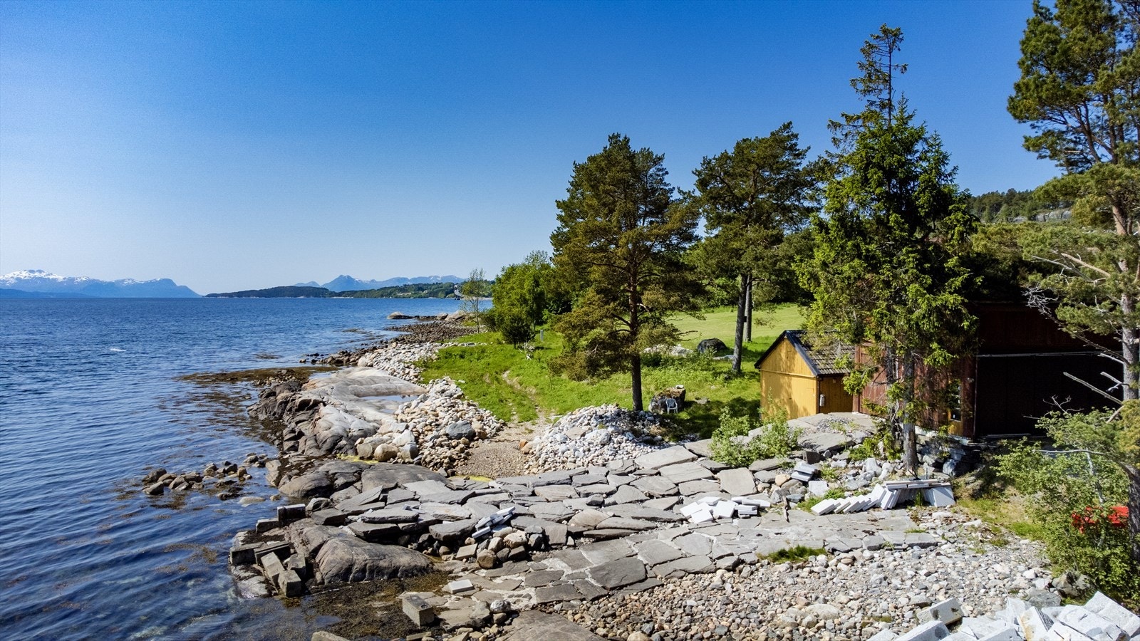 hellelagt slipp Galleribilde