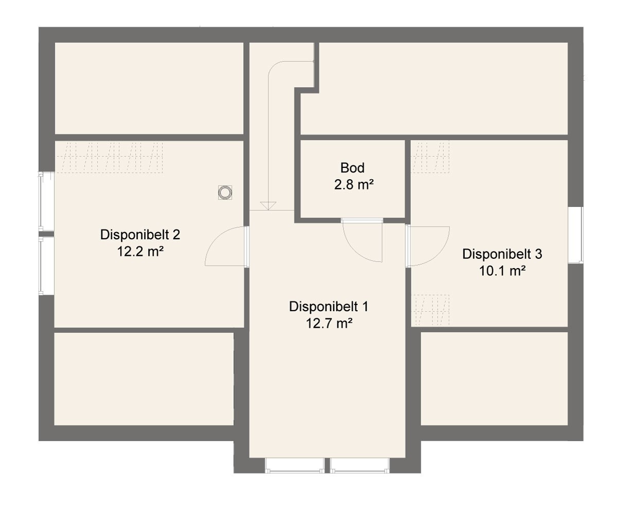 Plantegning hemsen Galleribilde
