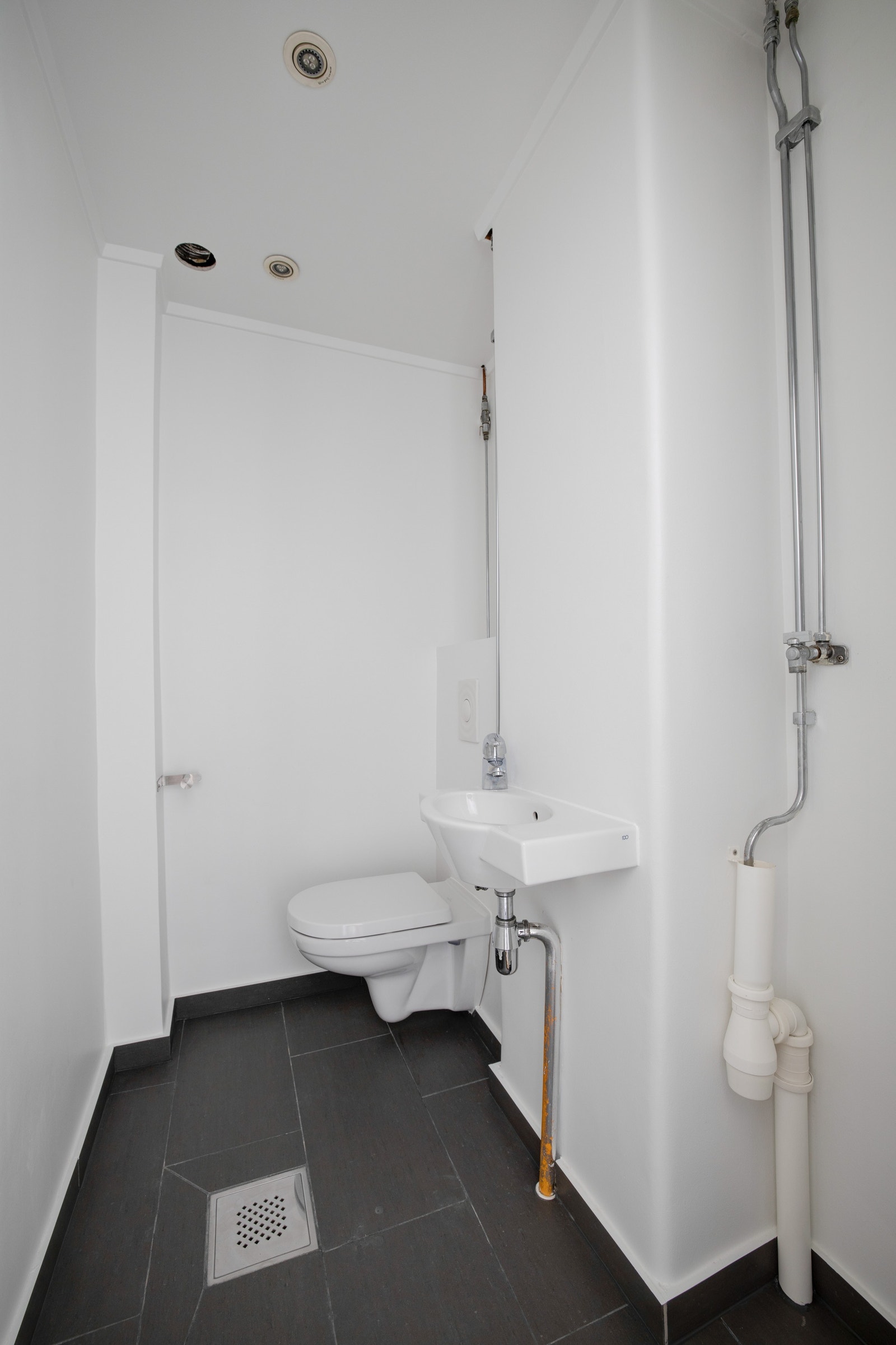 Toalett med vaskemaskin Galleribilde