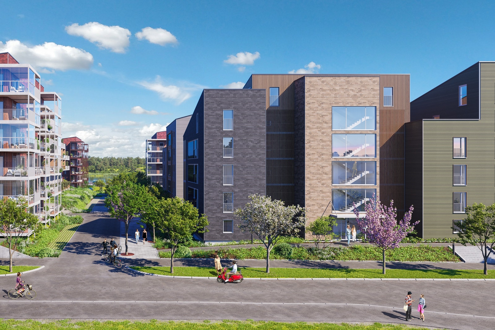 Fasade mot Nord Galleribilde