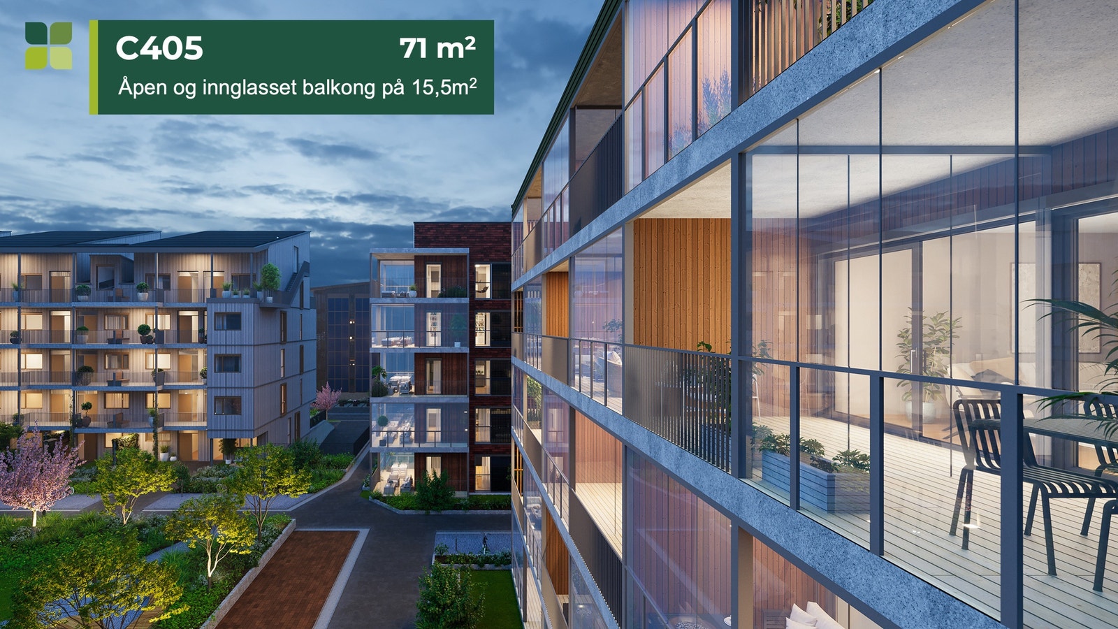 C405: 71 kvm Galleribilde