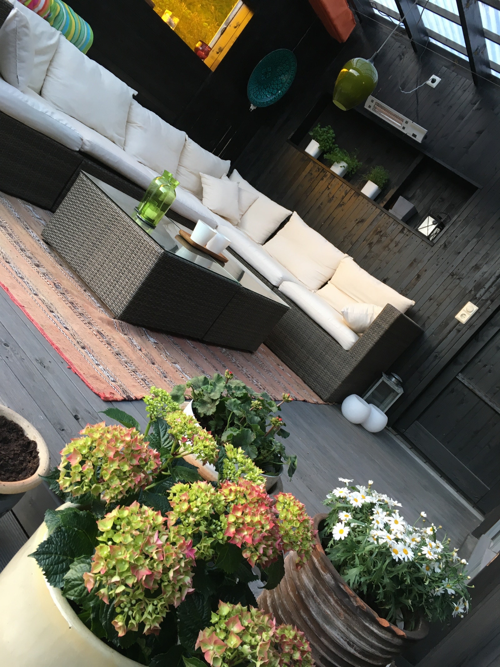 Overbygd terrasse Galleribilde