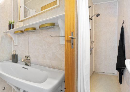 Leietaker kan evt male baderomsplater og få refundert utgifter Galleribilde