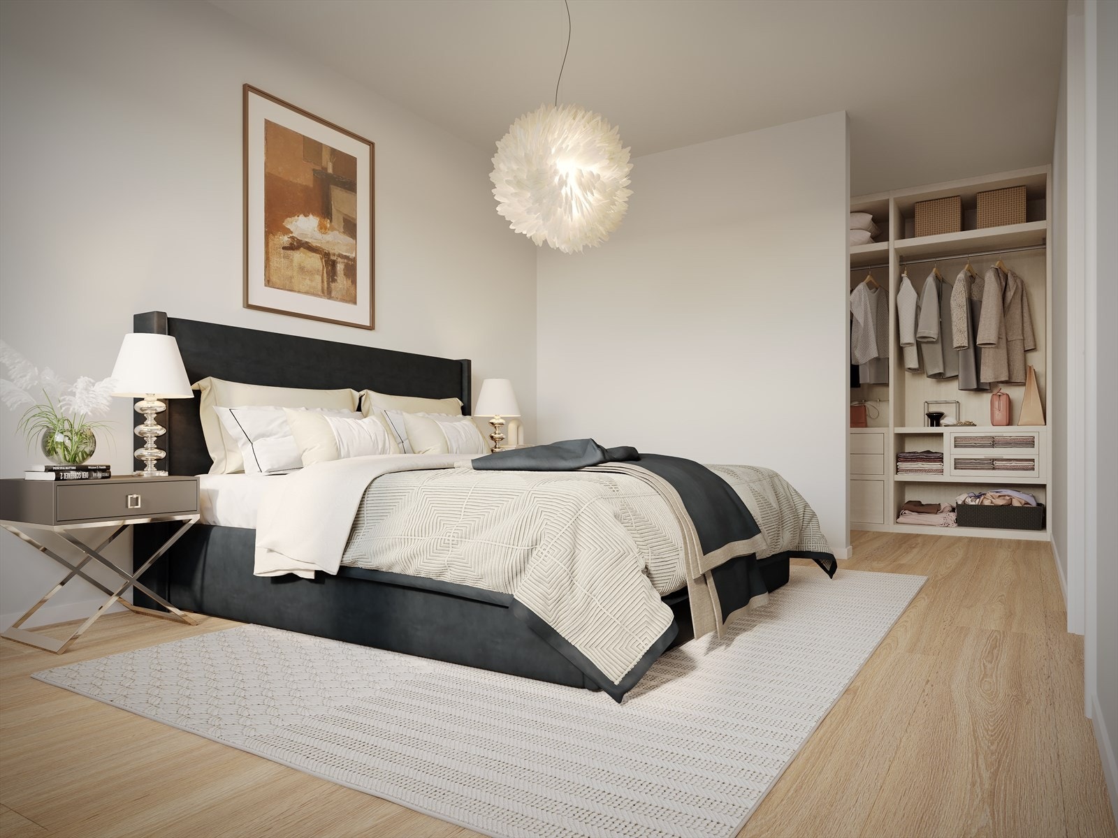 Alle perspektiver og illustrasjoner i alt salgsmateriell er ment å gi et inntrykk av en ferdig bebyggelse. Galleribilde