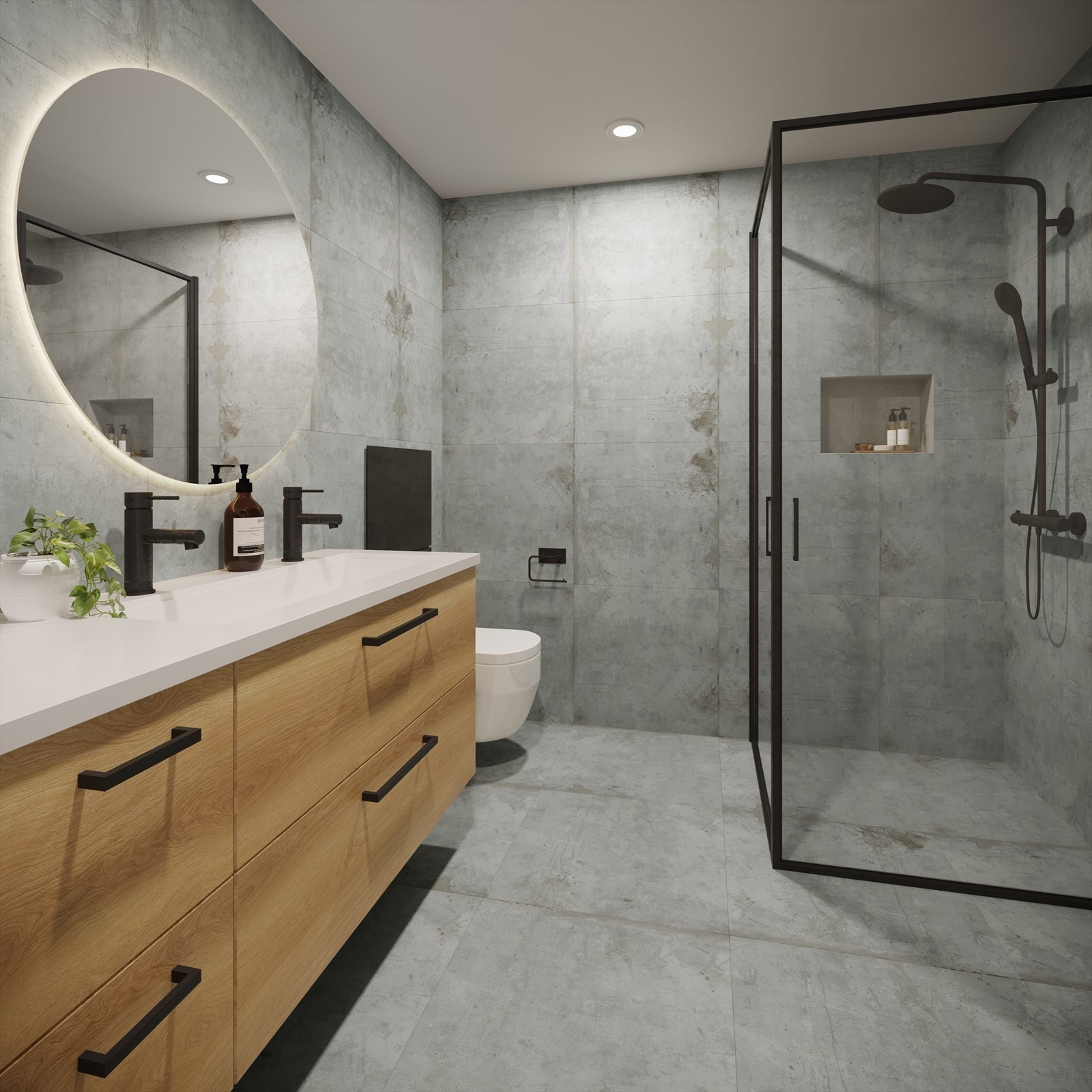 Alle perspektiver og illustrasjoner i alt salgsmateriell er ment å gi et inntrykk av en ferdig bebyggelse. Galleribilde