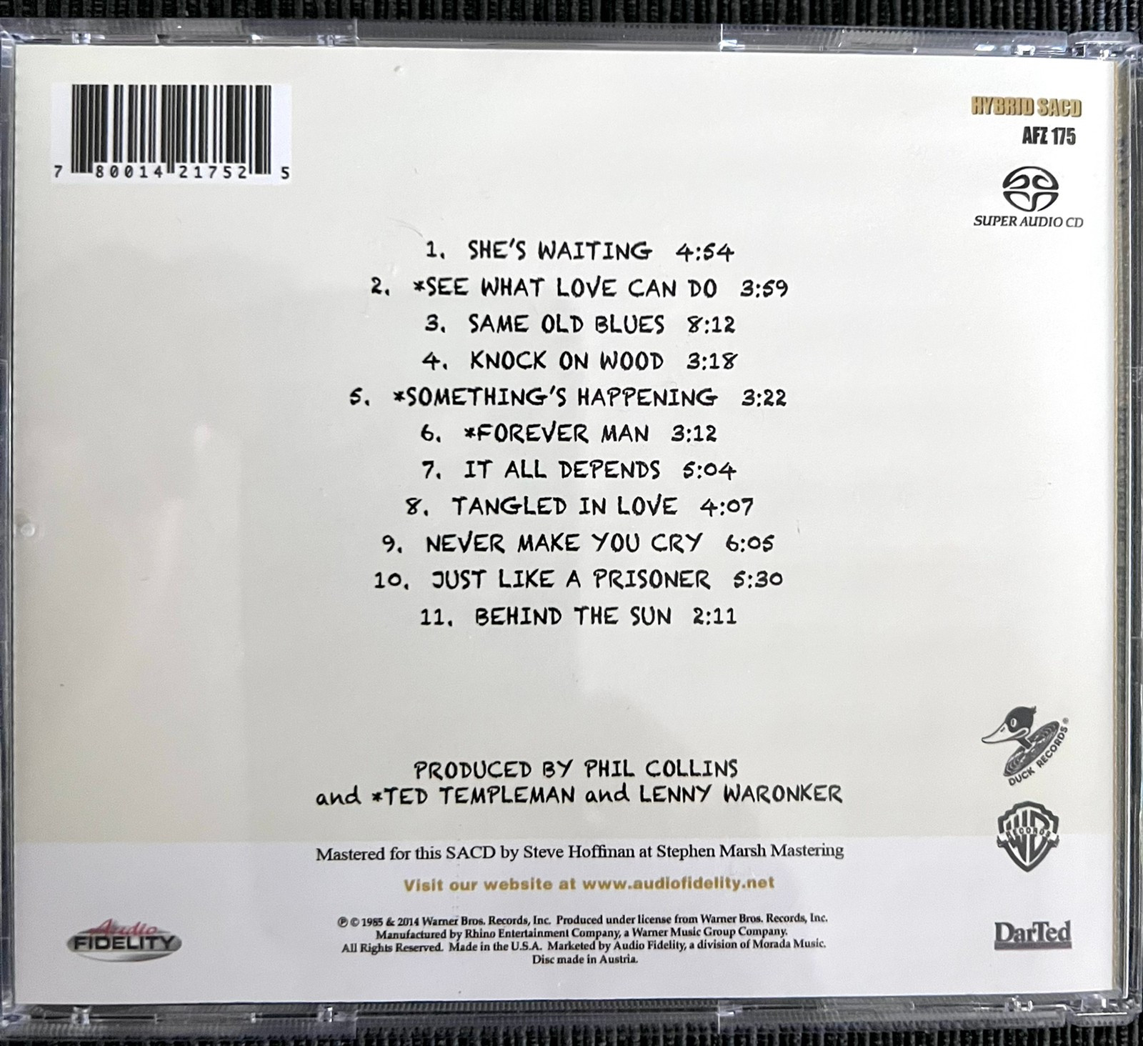 Eric Clapton - Behind The Sun SACD HYBRID | FINN-torget
