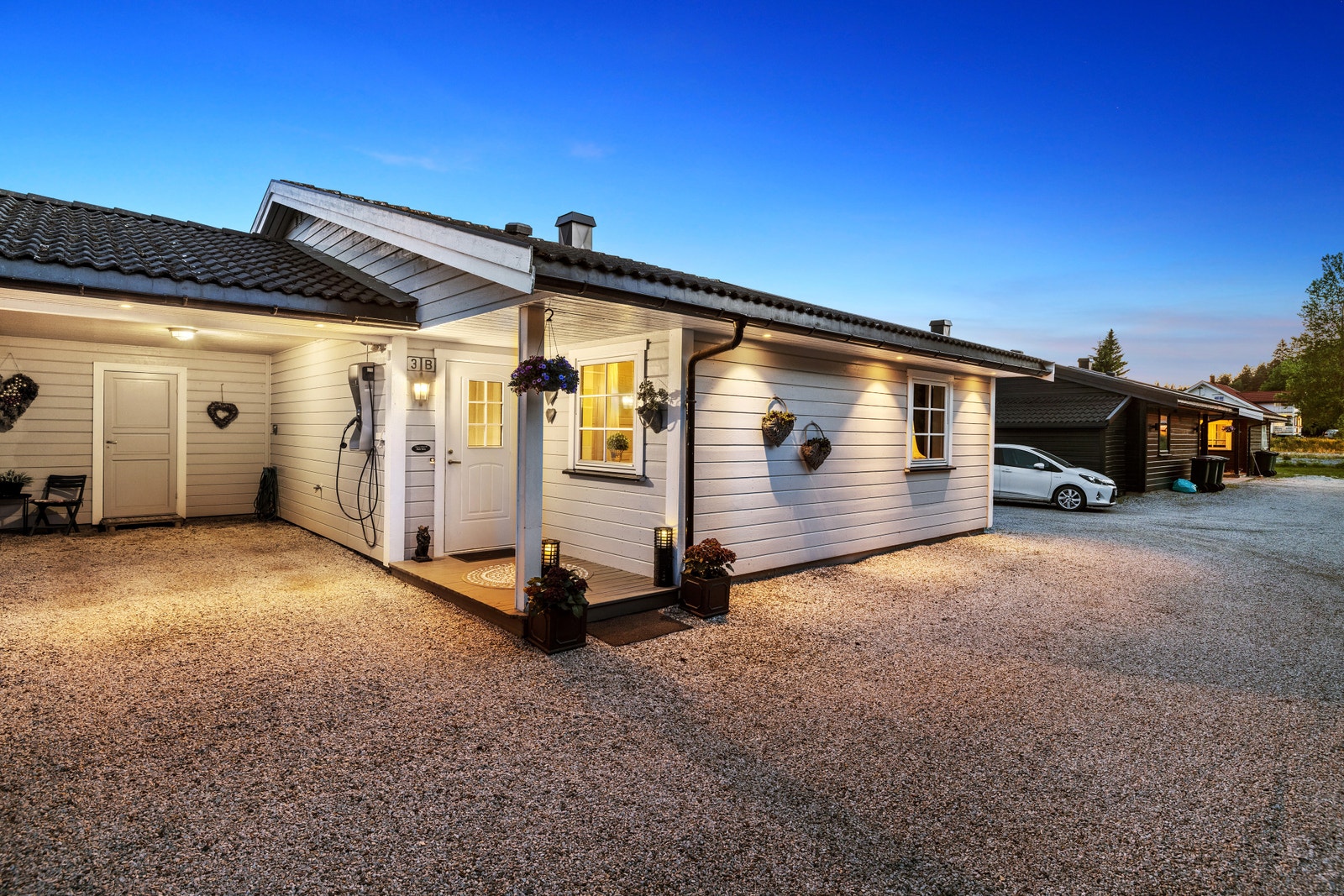 Carport, gårdsplass Galleribilde