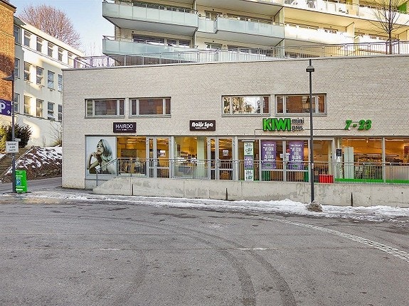 Kiwi butikken ligger kun 2 minutter unna. Galleribilde