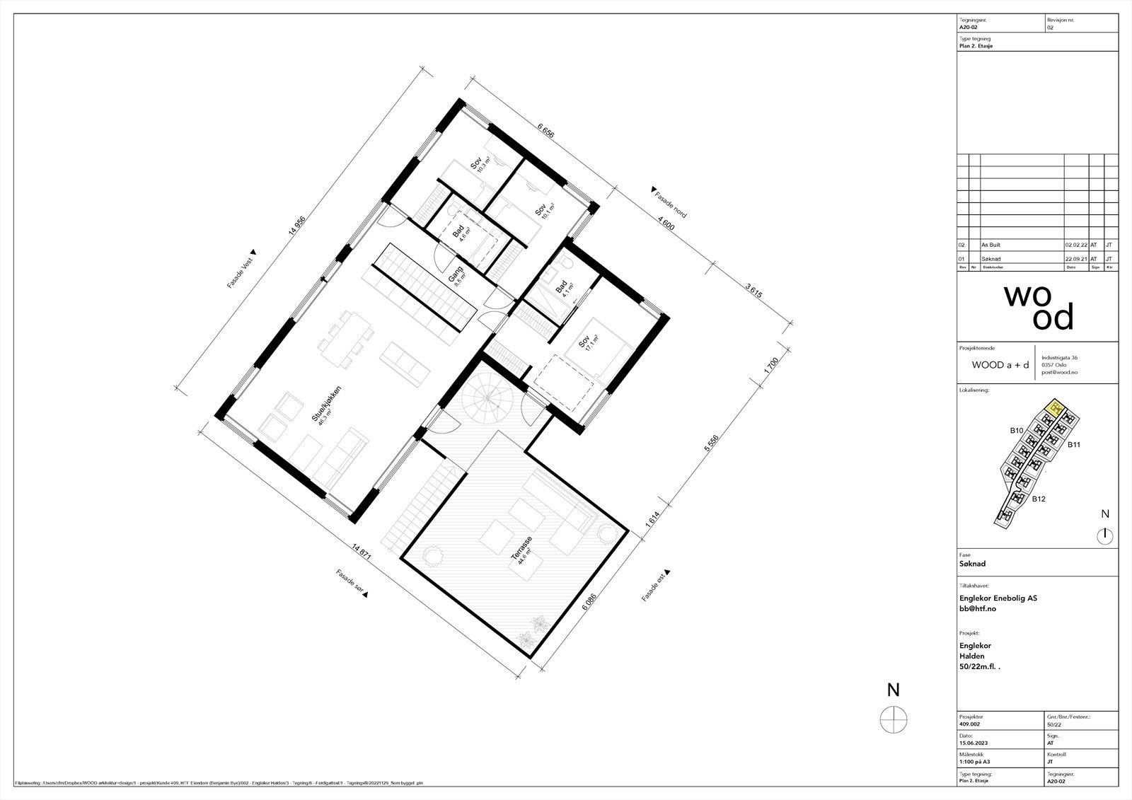 A20-02 Plan 2. Etasje.jpg Galleribilde