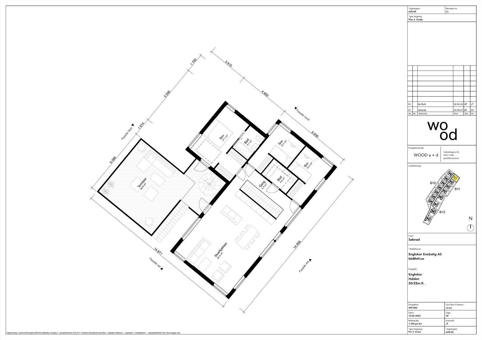 A20-02 Plan 2. Etasje.jpg Galleribilde