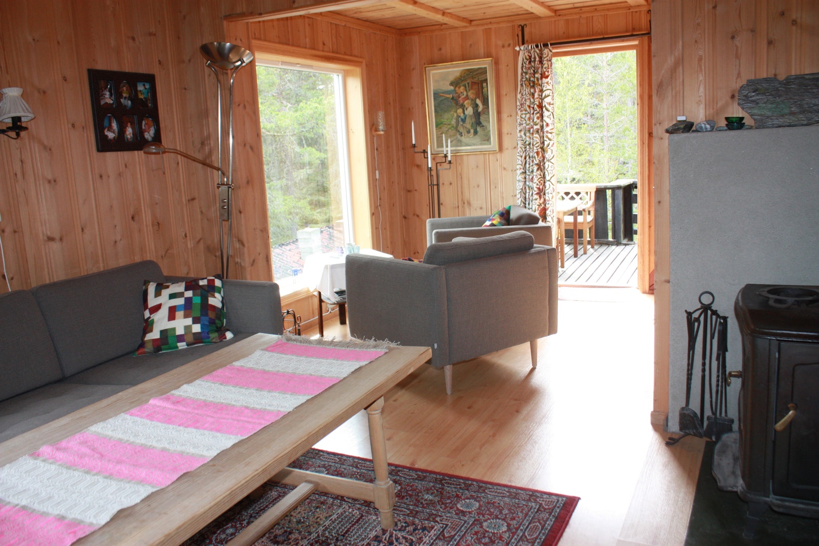 Stua mot balkongen Galleribilde