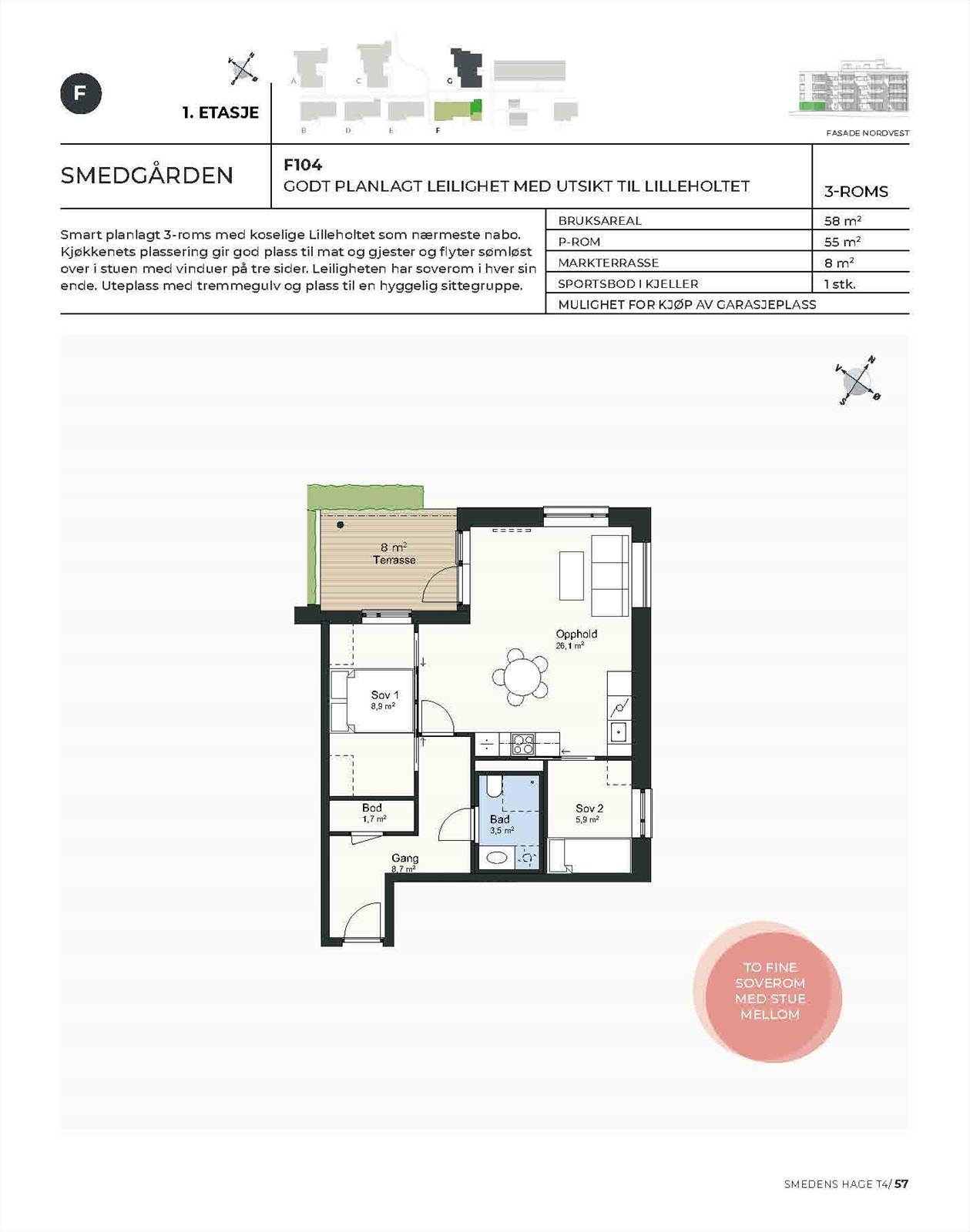 Plantegning Galleribilde