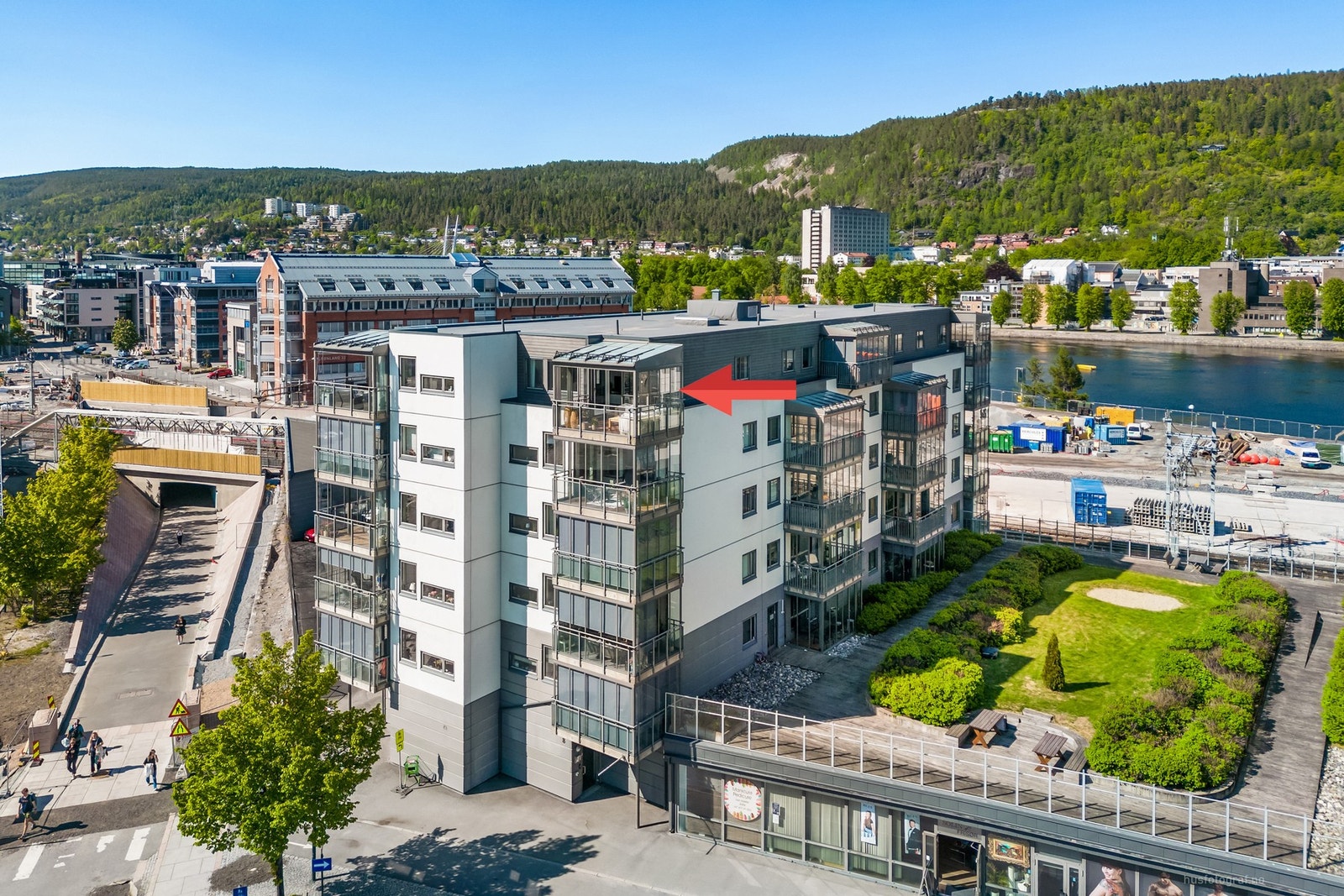 Flotte felles grønt områder mellom bebyggelsen. Galleribilde