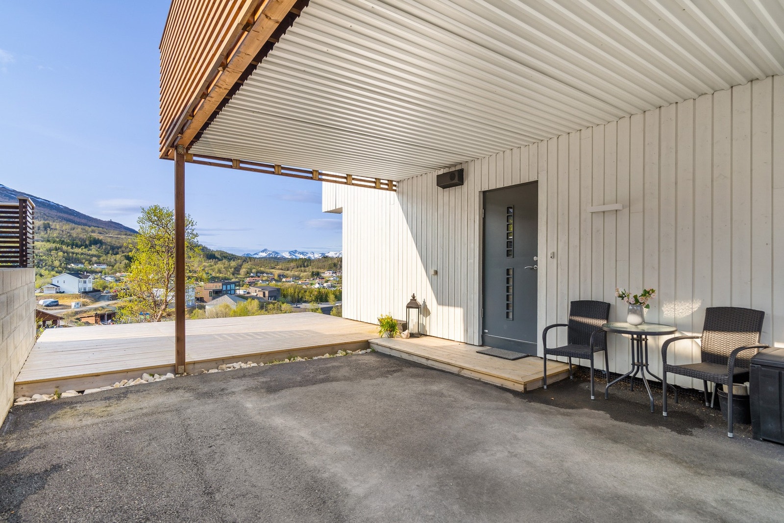 Inngangen til utleiedelen Galleribilde