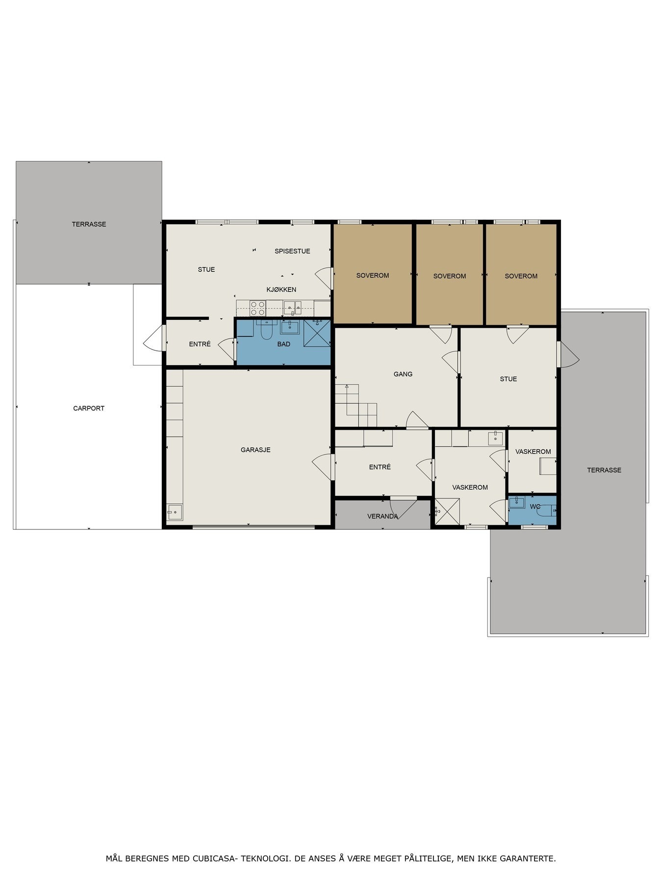 Plantegning 1.etasje Galleribilde