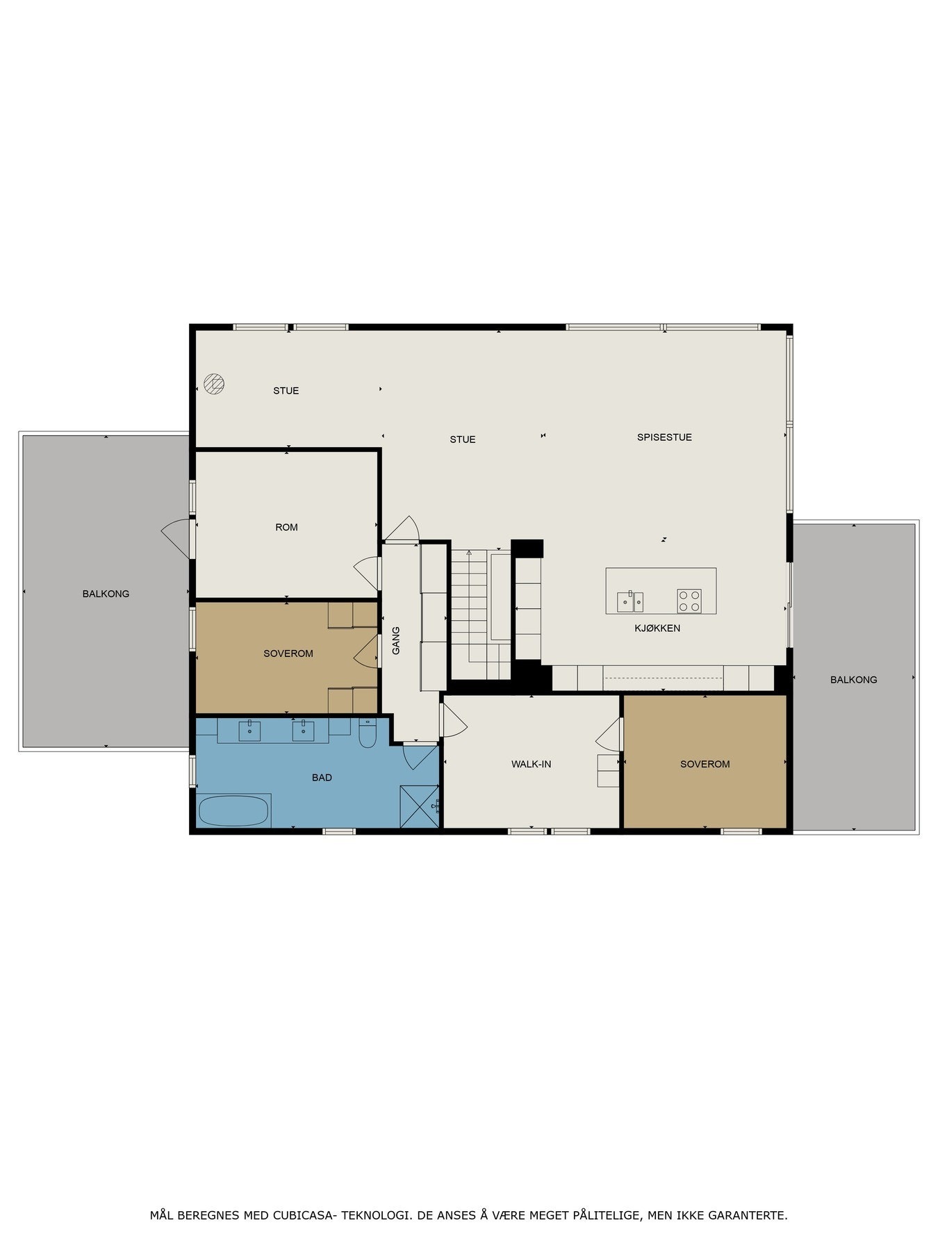 Plantegning 2.etasje Galleribilde