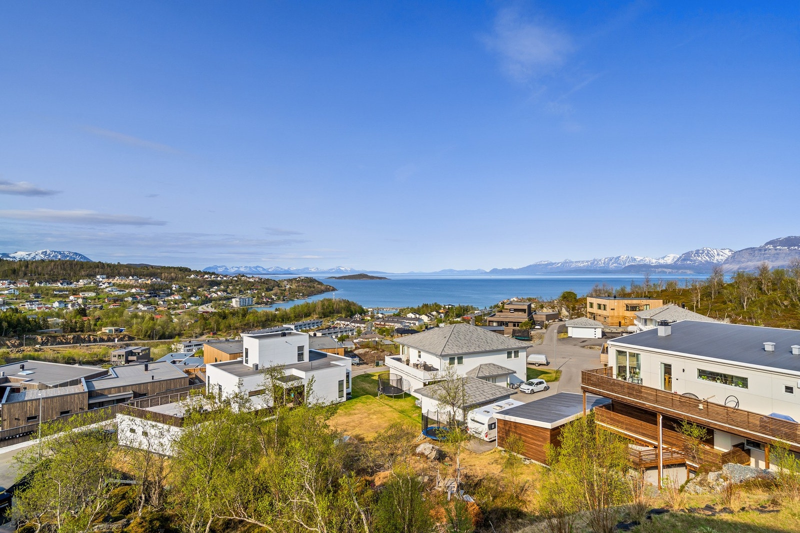 Utsikt fra balkongen Galleribilde