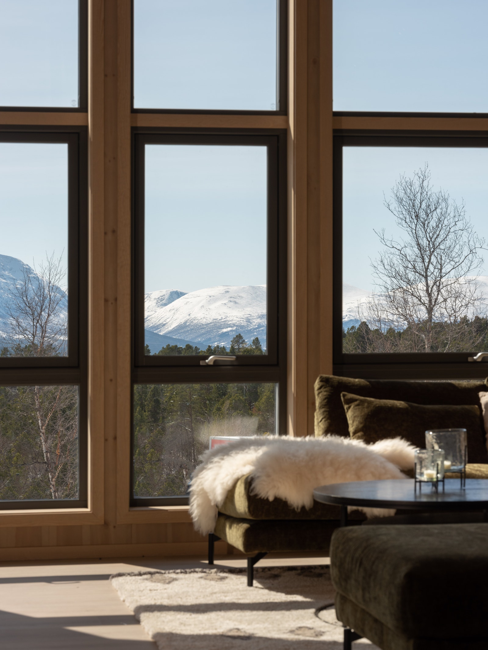 Fra nærsagt alle vinduer har man en nydelig utsikt. Galleribilde