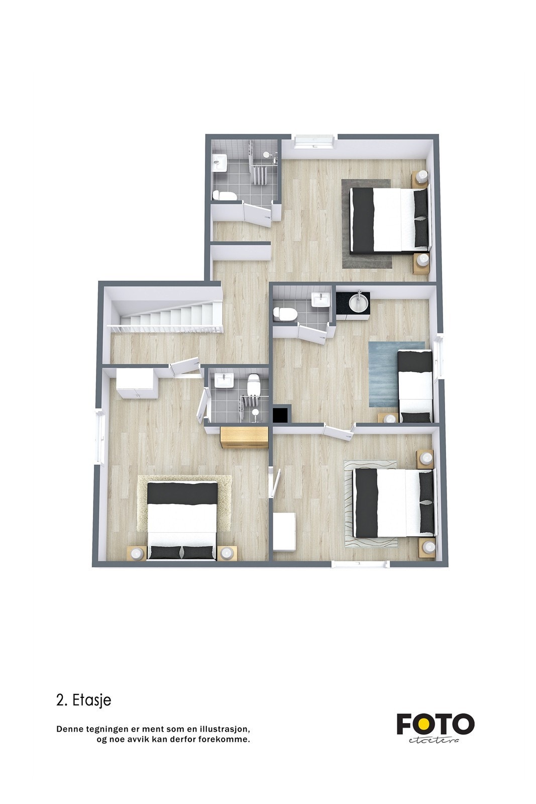 Plantegning 2.etasje Galleribilde