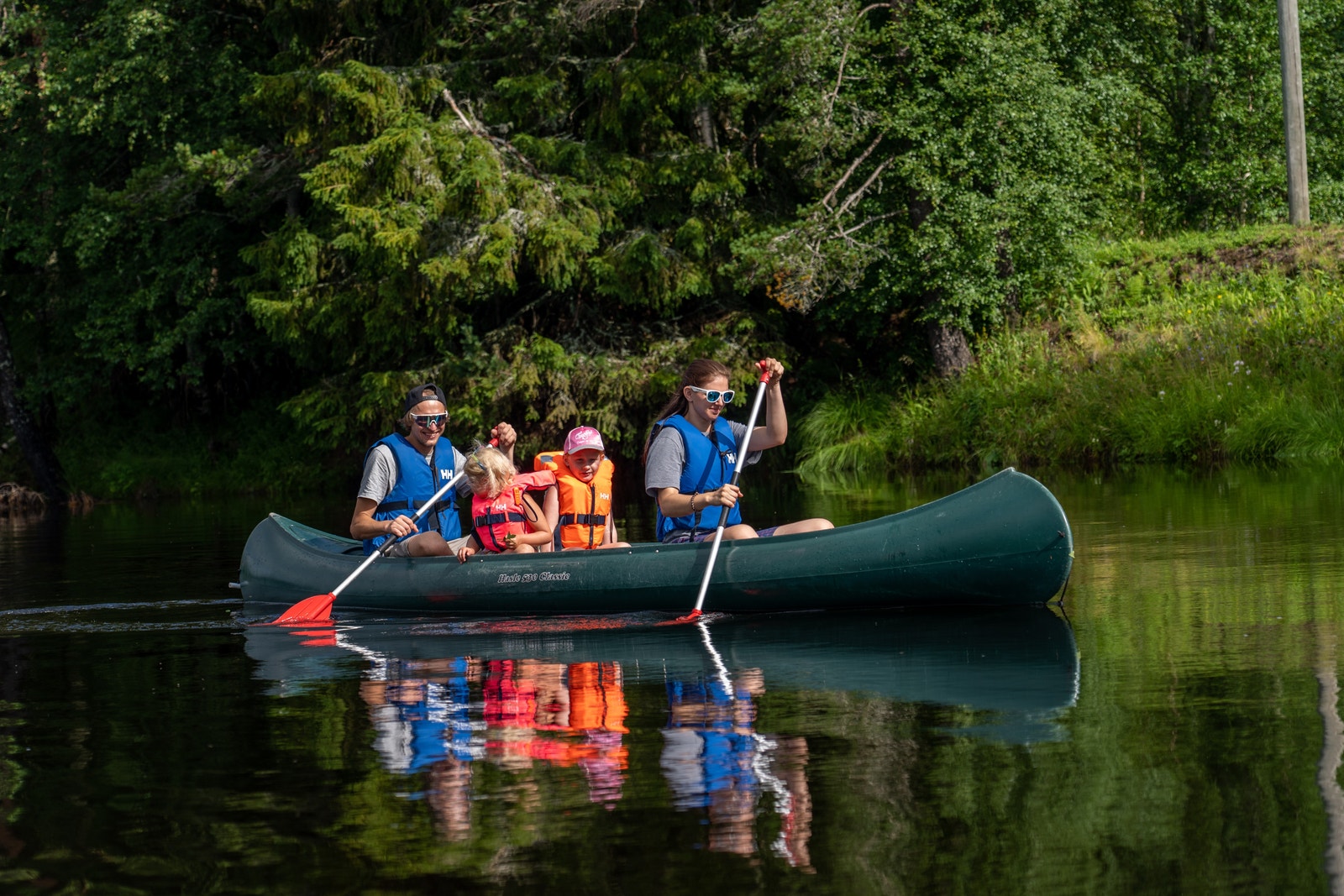 Ljøra er en fin padle og fiskeelv. Galleribilde
