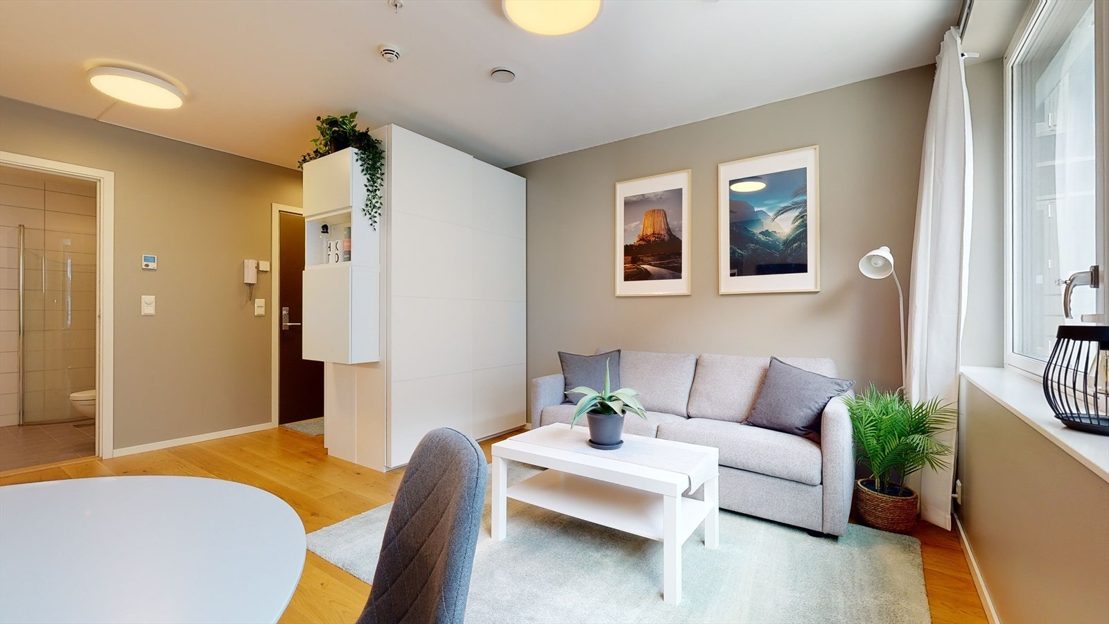 Leiligheten er en rimelig inngangsbillett til bolig midt i sentrum Galleribilde