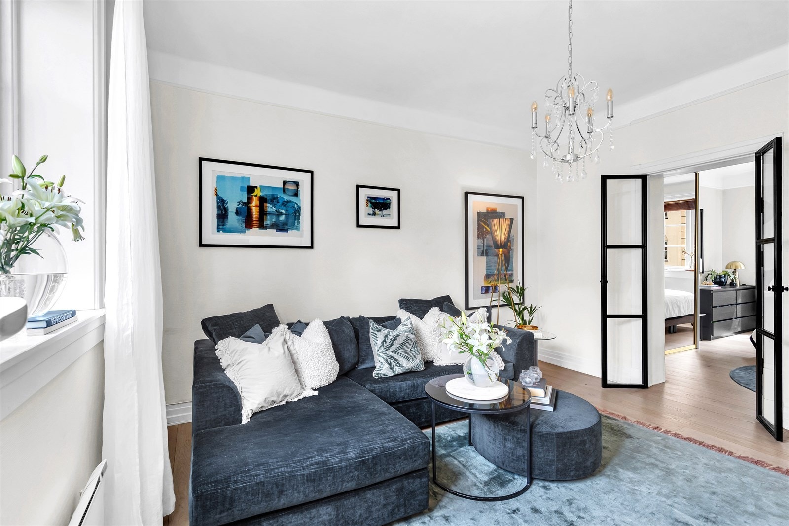 Helhetlig gjennomført stil. Galleribilde