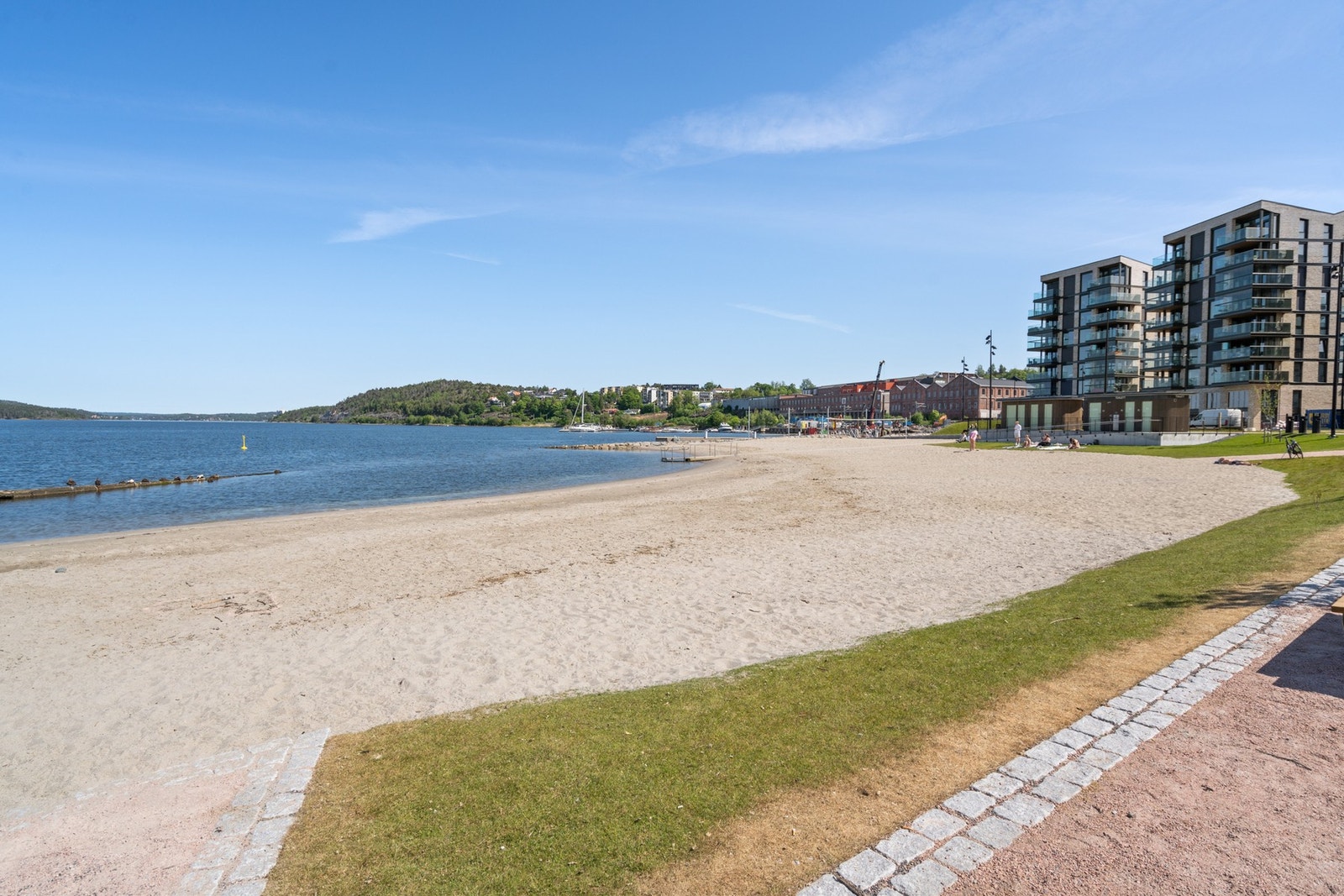 Tøffelavstand til en helt ny sandstrand. Galleribilde