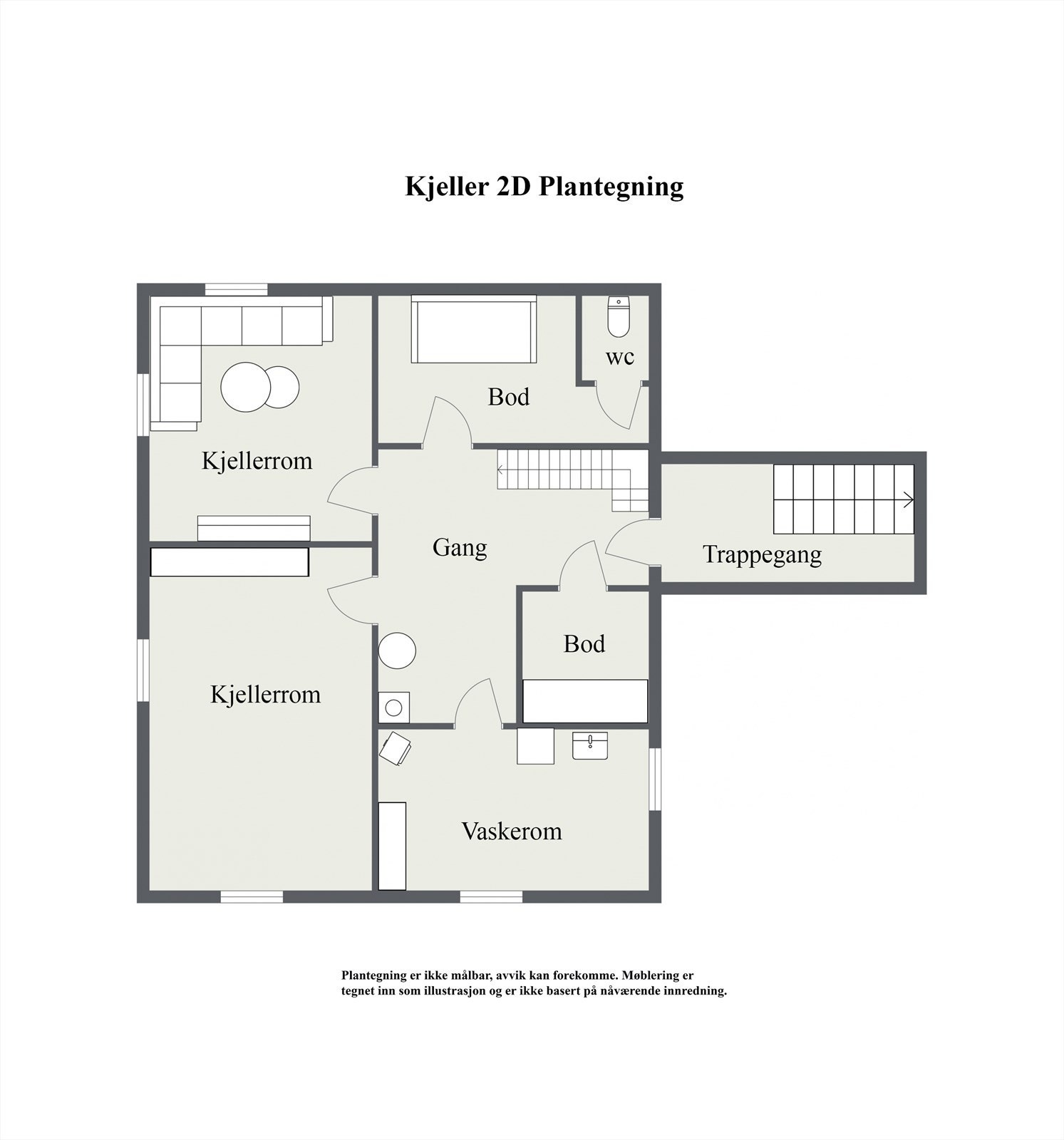 Kjelleretg. - 2D Floor Plan.jpg Galleribilde