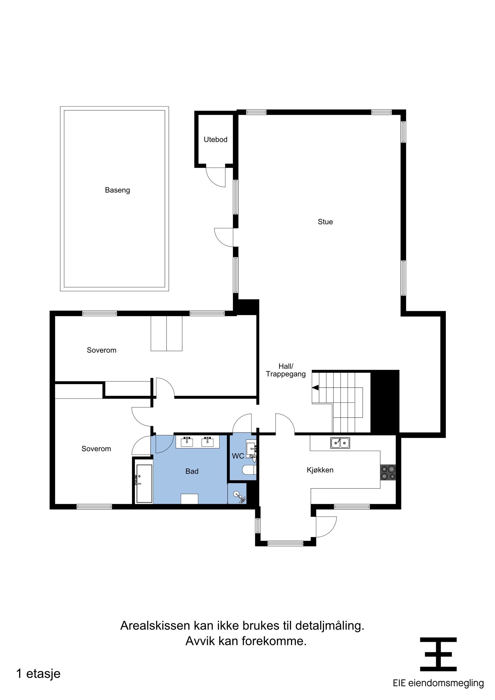 Plantegning 2.etasje Galleribilde