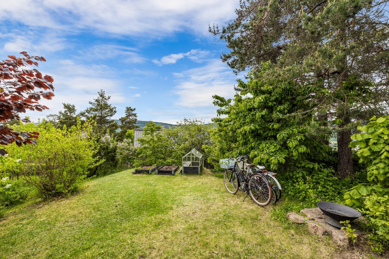 Her er det også enkel tilgang på en flott hage! Galleribilde