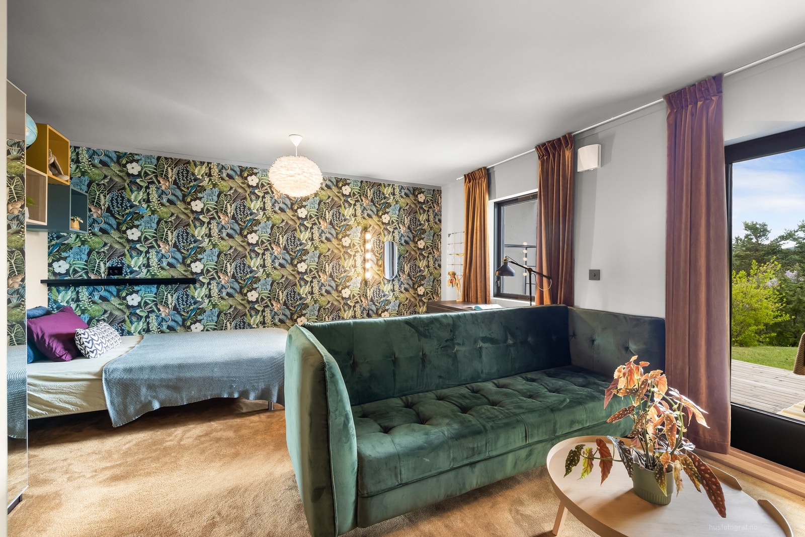 Soverom 2, her var det tidligere 2 soverom og kan enkelt gjøres om igjen. Galleribilde