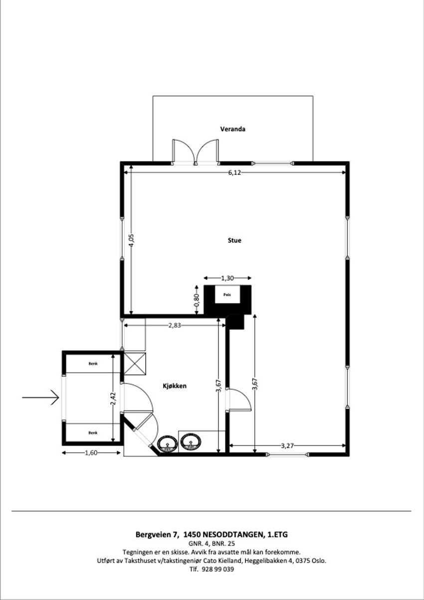 Plan 1. etasje Galleribilde
