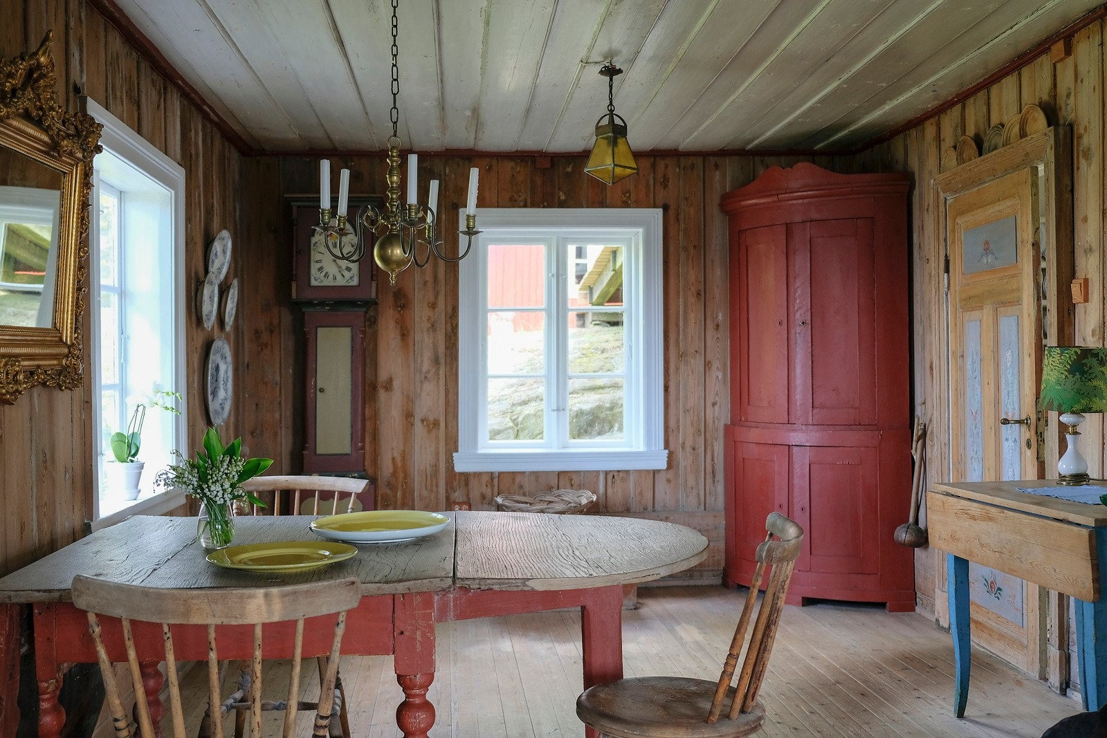 Rød stue. Galleribilde