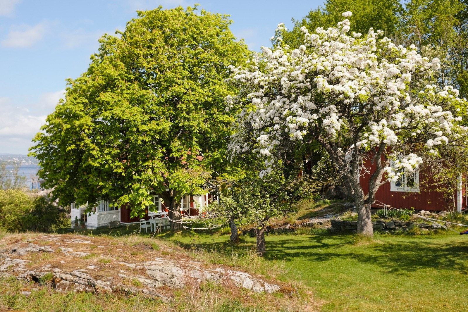 Eiendommen er praktisk talt uten innsyn. Galleribilde