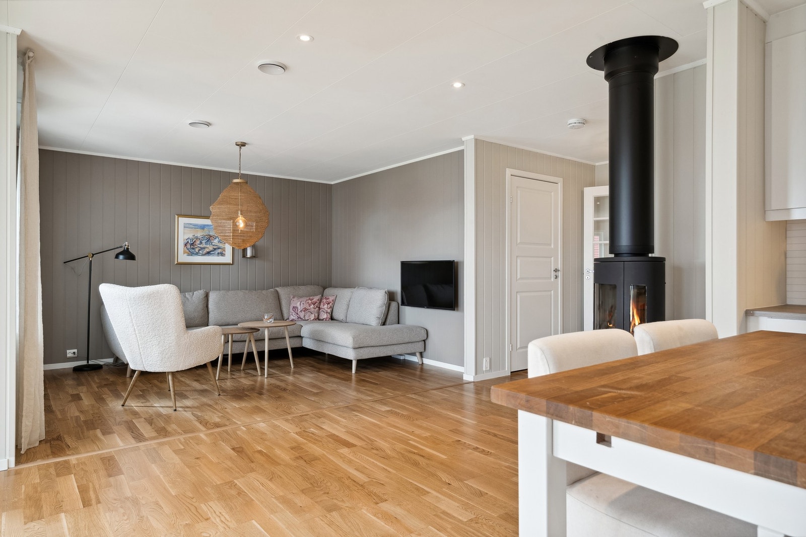 Skulle du ha behov for et tredje soverom er dette enkelt å etablere. Galleribilde