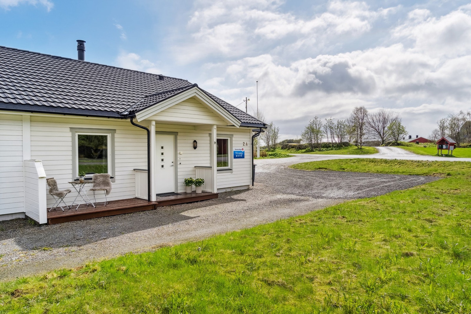 Moderne tomannsbolig med alt på ett plan. Galleribilde