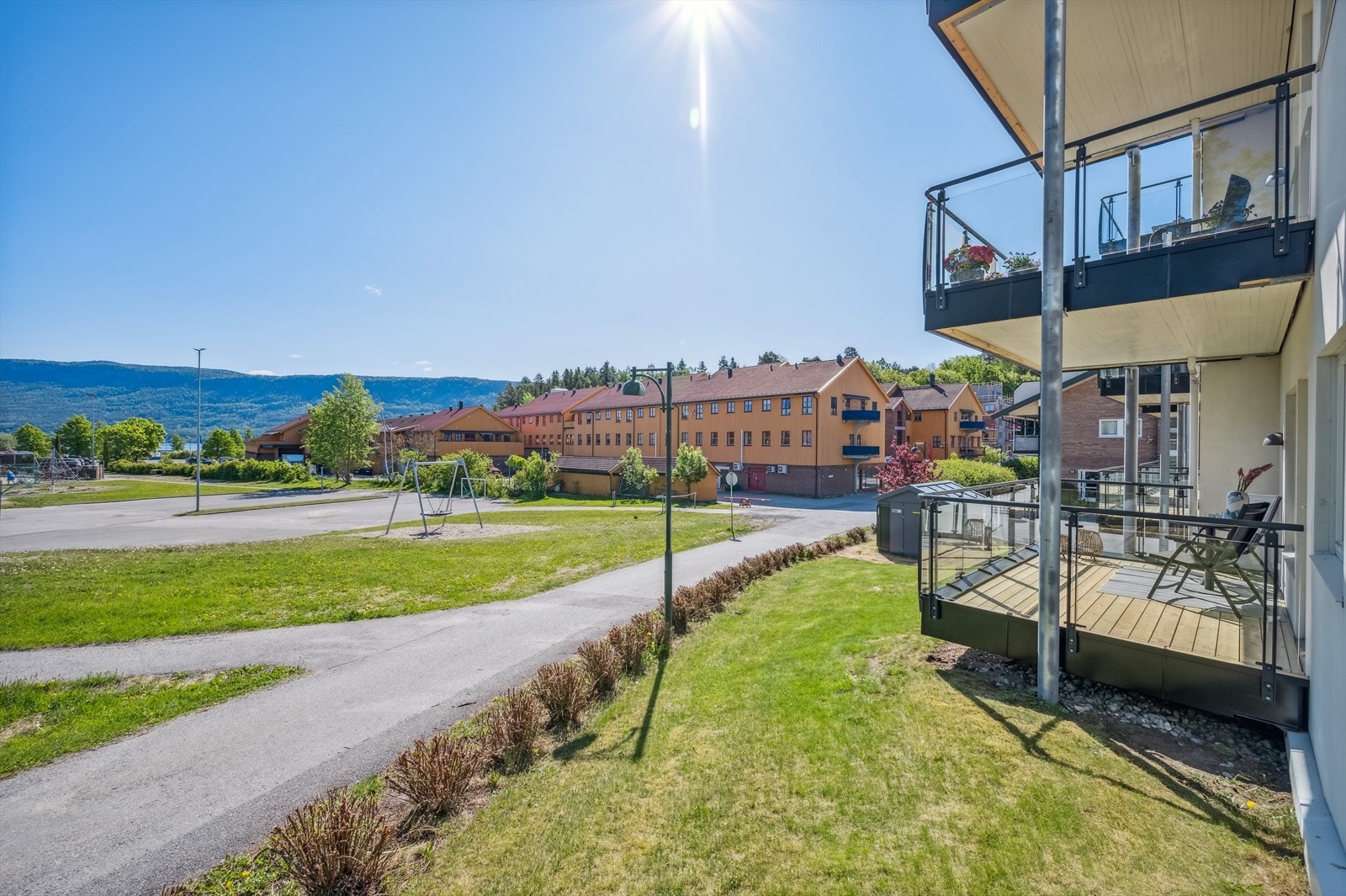 På den koselige balkongen kan man nyte deilige sommerdager! Galleribilde